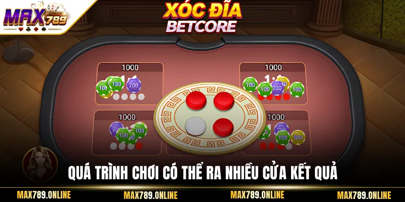 Quá trình chơi có thể ra nhiều cửa kết quả